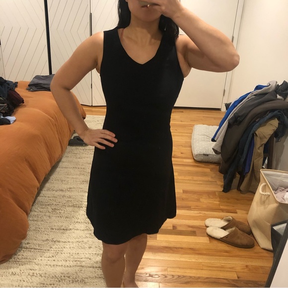 Theory navy a-line dress size 2 - Picture 2 of 9